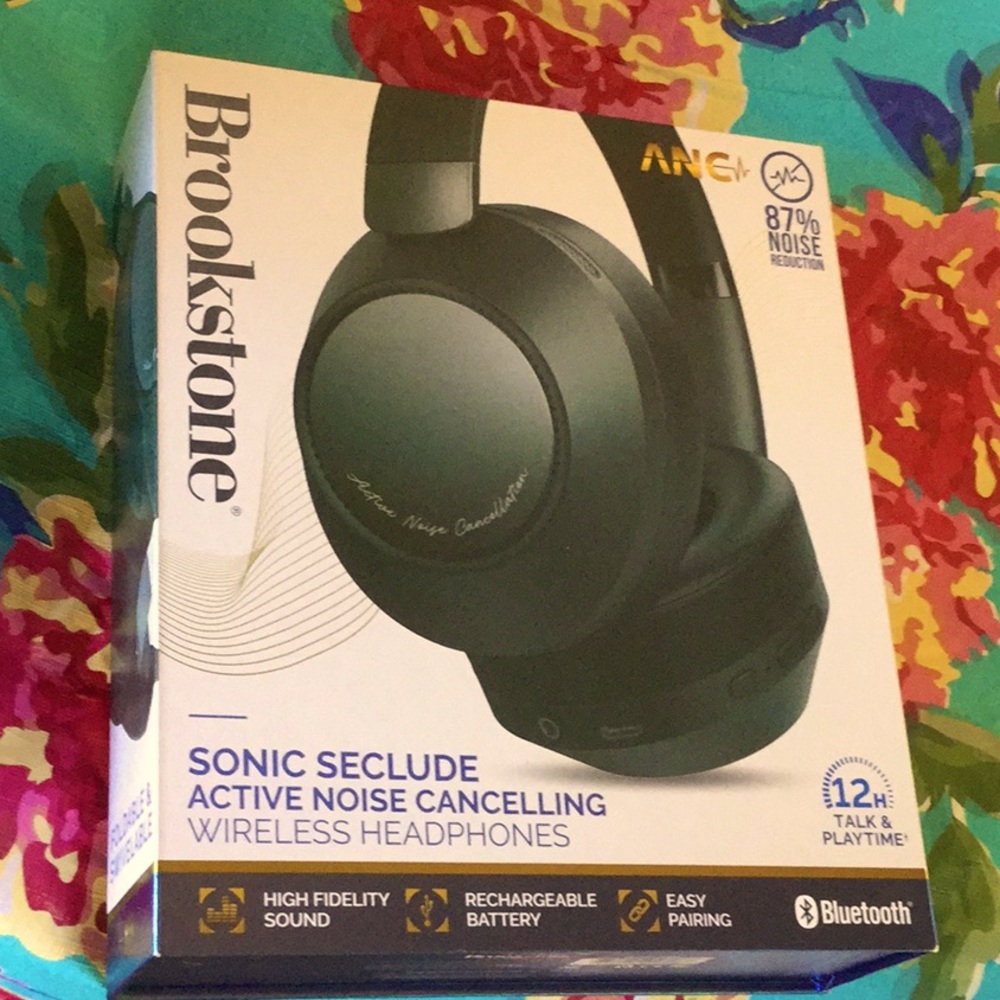 Brookstone headphones Father’s Day travel vacay rodeo barn chores Bluetooth